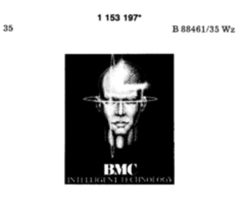 BMC INTELLIGENT TECHNOLOGY Logo (DPMA, 10/19/1989)