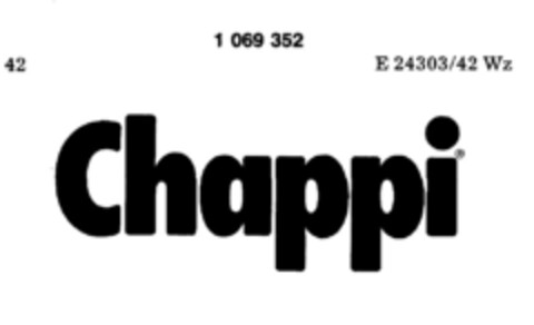 Chappi Logo (DPMA, 04/07/1984)