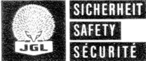 JGL SICHERHEIT SAFETY SECURITE Logo (DPMA, 30.07.1965)