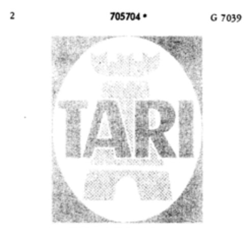 TARI Logo (DPMA, 25.05.1957)