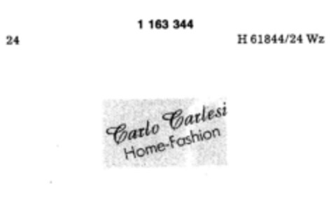 Carlo Carlesi Home-Fashion Logo (DPMA, 19.06.1989)