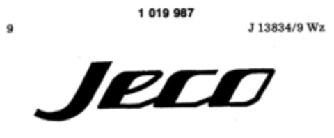 Jeco Logo (DPMA, 01.02.1978)