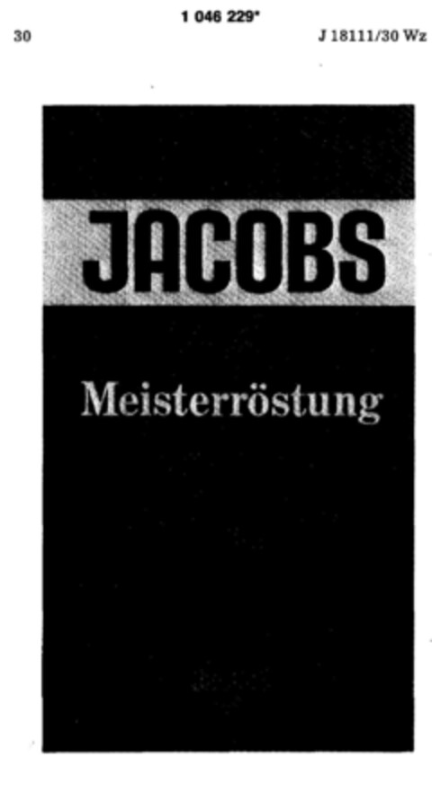 JACOBS Kaffee Meisterröstung Logo (DPMA, 11.02.1983)