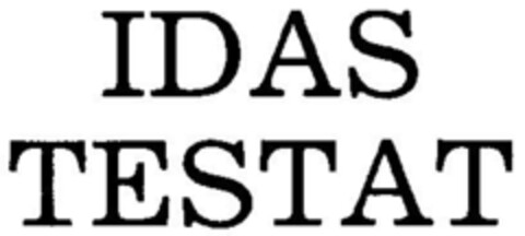 IDAS TESTAT Logo (DPMA, 06/15/1987)