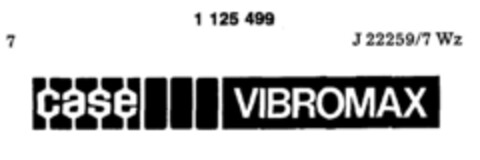 CASE VIBROMAX Logo (DPMA, 02.10.1987)