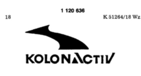 KOLONACTIV Logo (DPMA, 26.05.1987)