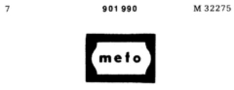 meto Logo (DPMA, 16.01.1970)