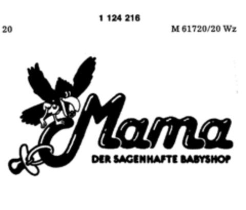 Mama DER SAGENHAFTE BABYSHOP Logo (DPMA, 11/04/1987)