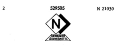 N CHEMIKALIEN LÖSUNGSMITTEL Logo (DPMA, 22.11.1938)