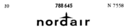 nordair Logo (DPMA, 10/25/1961)