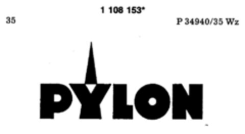 PYLON Logo (DPMA, 03/05/1987)