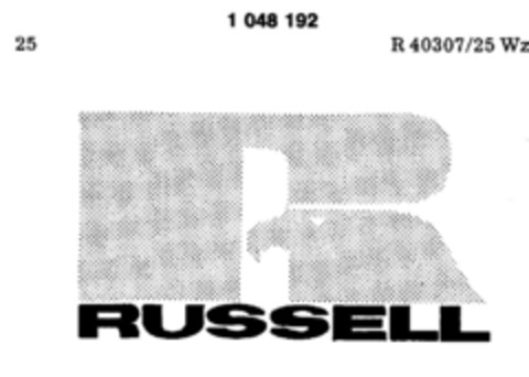 RUSSELL R Logo (DPMA, 15.09.1982)