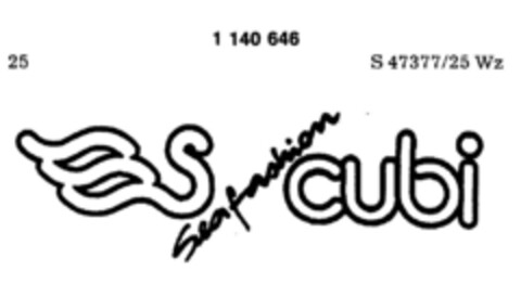 S Seafashion cubi Logo (DPMA, 17.10.1988)