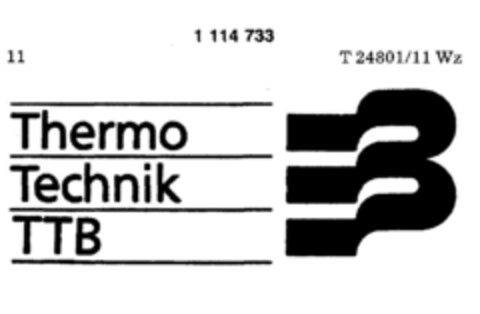 Thermo Technik TTB Logo (DPMA, 09.08.1985)