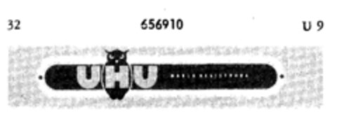 UHU MARKA REGISTRADA Logo (DPMA, 21.10.1949)