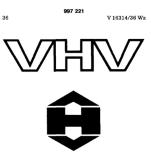 VHV H Logo (DPMA, 02.04.1979)