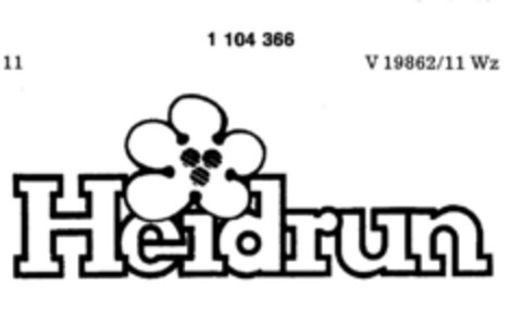 Heidrun Logo (DPMA, 10.06.1986)