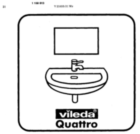 vileda  Quattro Logo (DPMA, 22.08.1989)