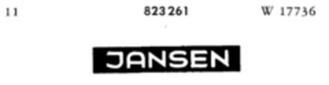 JANSEN Logo (DPMA, 28.10.1965)