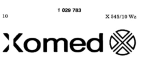 Xomed Logo (DPMA, 25.04.1981)