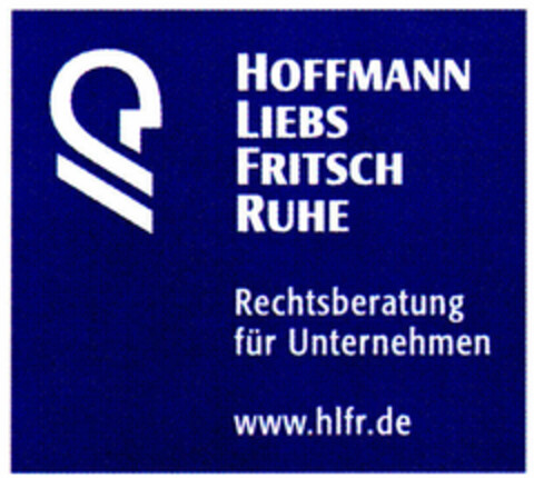 HOFFMANN LIEBS FRITSCH RUHE Rechtsberatung für Unternehmen Logo (DPMA, 22.12.2000)