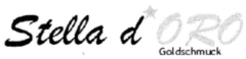 Stella d*ORO Goldschmuck Logo (DPMA, 21.08.2001)