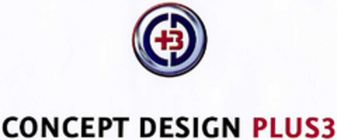 CD+3 CONCEPT DESIGN PLUS3 Logo (DPMA, 10/29/2001)