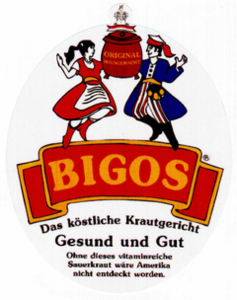BIGOS Das köstliche Krautgericht Logo (DPMA, 05.12.2001)