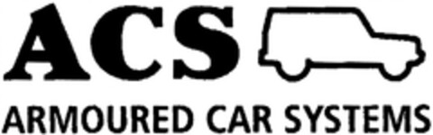 ACS ARMOURED CAR SYSTEMS Logo (DPMA, 26.05.2008)