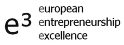 e3 european entrepreneurship excellence Logo (DPMA, 20.12.2008)
