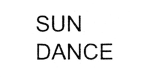 SUN DANCE Logo (DPMA, 08.05.2009)