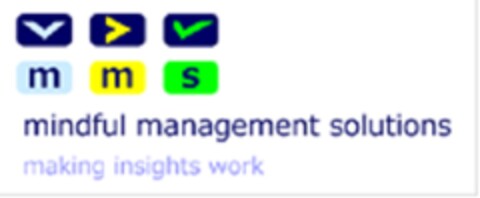 mms mindful management solutions making insights work Logo (DPMA, 31.10.2012)