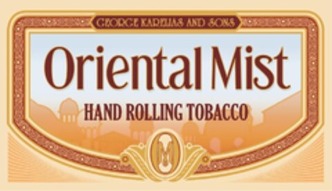 Oriental Mist GEORGE KARELIAS AND SONS HAND ROLLING TOBACCO Logo (DPMA, 02.10.2018)