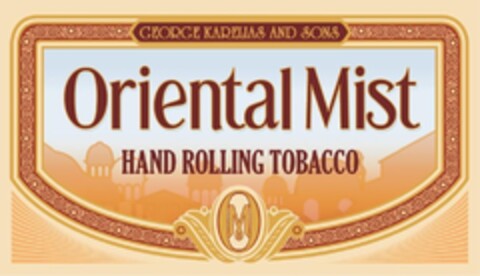 Oriental Mist GEORGE KARELIAS AND SONS HAND ROLLING TOBACCO Logo (DPMA, 10/02/2018)