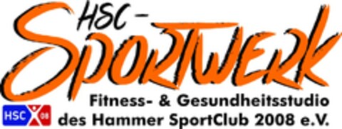 HSC-SPORTWERK Fitness- & Gesundheitsstudio des Hammer SportClub 2008 e.V. Logo (DPMA, 03/27/2019)