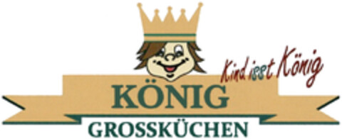 Kind isst König KÖNIG GROSSKÜCHEN Logo (DPMA, 04/16/2020)