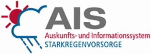 AIS Auskunfts- und Informationssystem STARKREGENVORSORGE Logo (DPMA, 01.03.2021)