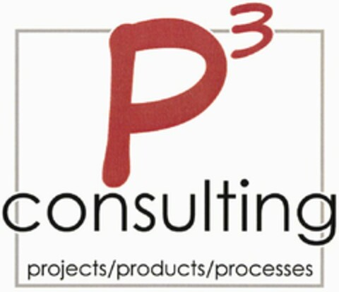 p3 consulting Logo (DPMA, 02.01.2004)