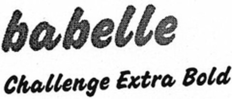 babelle Challenge Extra Bold Logo (DPMA, 11.04.2006)