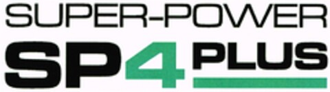 SUPER-POWER SP4PLUS Logo (DPMA, 20.07.2007)