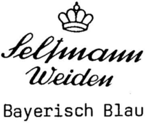 Seltmann Weiden Bayerisch Blau Logo (DPMA, 21.12.1995)