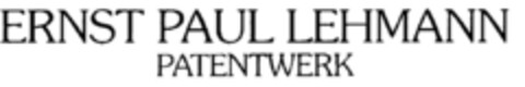 ERNST PAUL LEHMANN PATENTWERK Logo (DPMA, 19.07.1996)