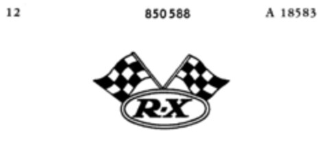 R-X Logo (DPMA, 05.12.1967)