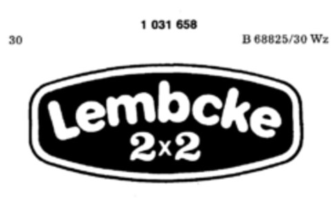 Lembcke 2x2 Logo (DPMA, 11.09.1981)