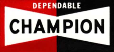 DEPENDABLE CHAMPION Logo (DPMA, 03.08.1976)