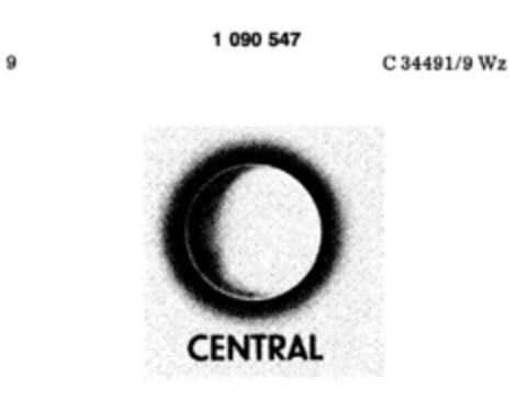 CENTRAL Logo (DPMA, 17.09.1985)