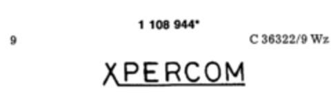 XPERCOM Logo (DPMA, 11.04.1987)