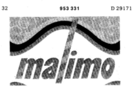malimo Logo (DPMA, 23.12.1974)