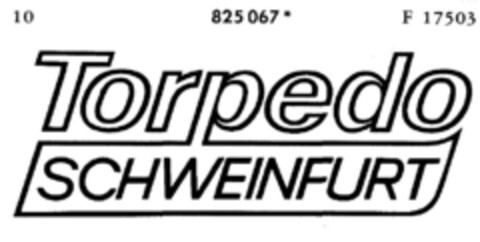 Torpedo SCHWEINFURT Logo (DPMA, 20.08.1966)