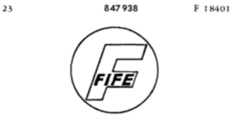 F FIFE Logo (DPMA, 30.05.1967)